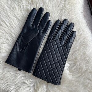 Quilted Leather Gloves